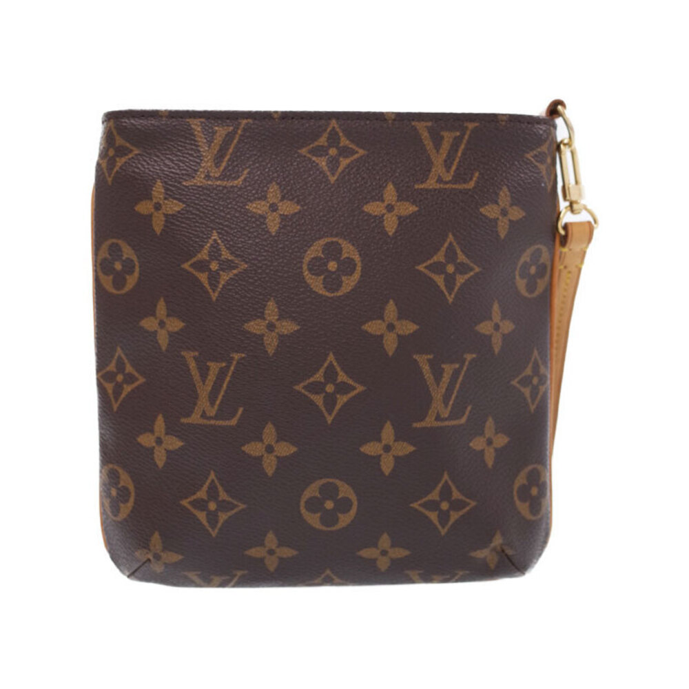 Louis Vuitton Leather Shoulder Monogram Brown Partition Bag